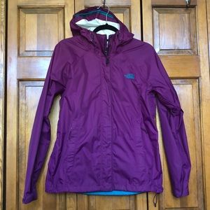 North face shell rain jacket